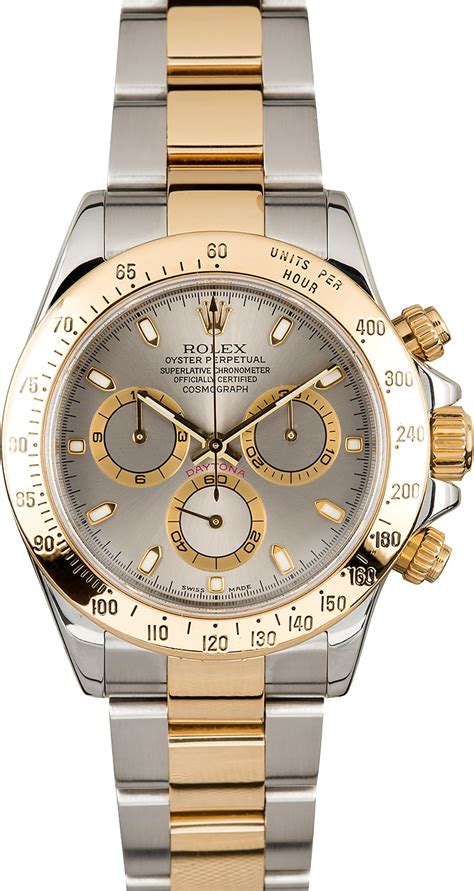 used rolex daytona two tone.